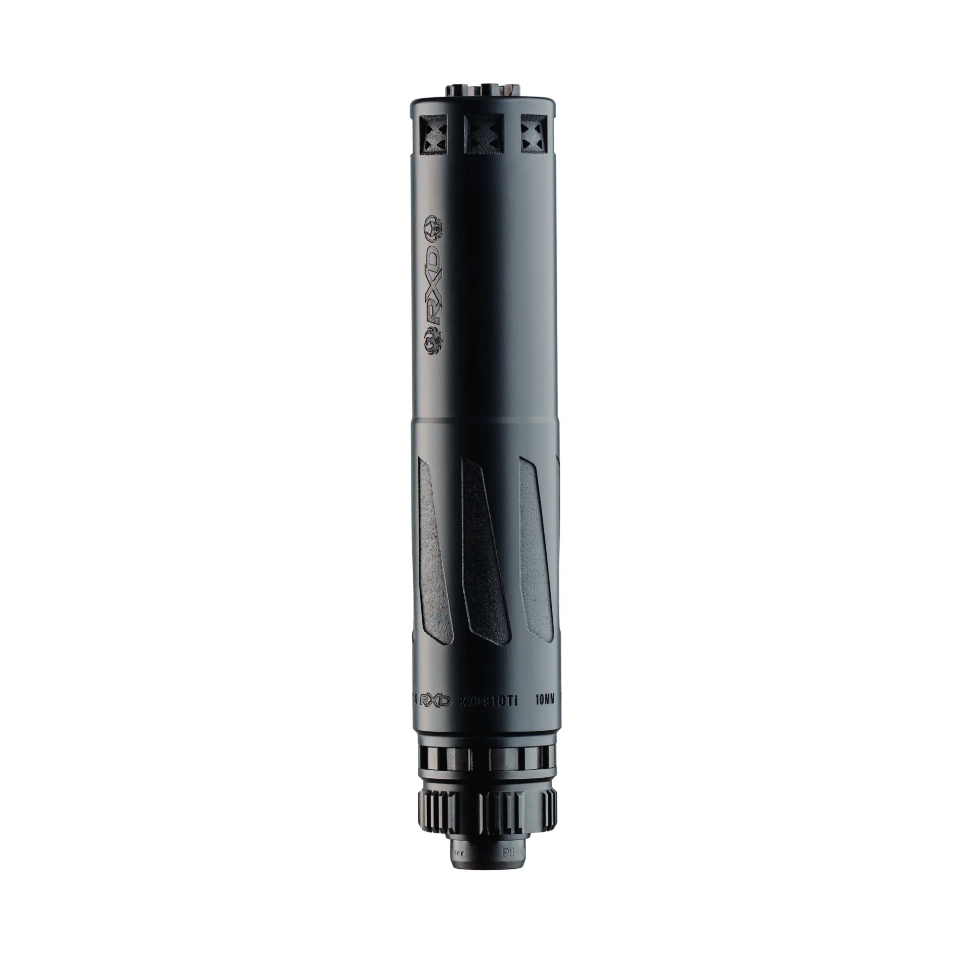 DEAD AIR RXD910TI 9MM SUPPRESSOR BLACK 9MM OPTIMIZED, 10MM CAPABLE GMS, 1/2X28 PISTON - Image 2