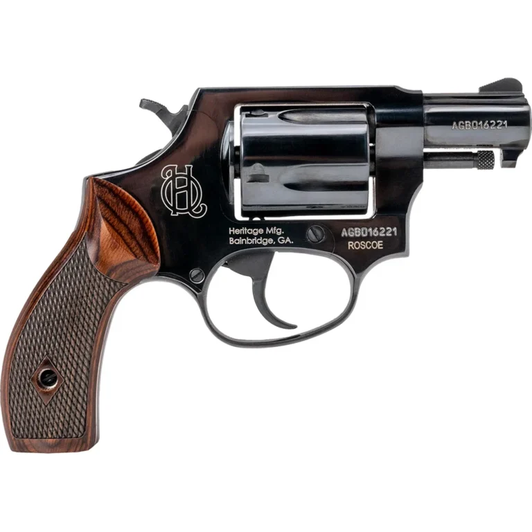 Heritage Roscoe Revolver 38 Spl. 2 in. Black Wood Grips 5 rd.