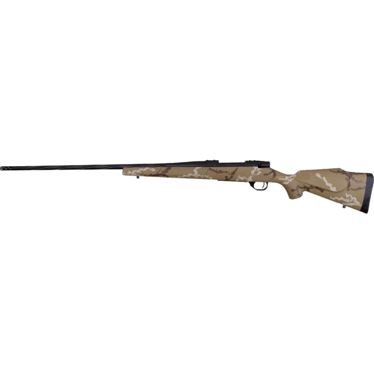 Weatherby Vanguard Outfitter Rifle 308 Win 22 in Tan w/Brake RH