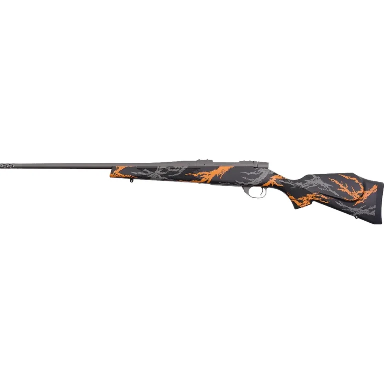 Weatherby Vanguard Compact Hunter Rifle 223 Rem 20 in Black Grey and Orange RH
