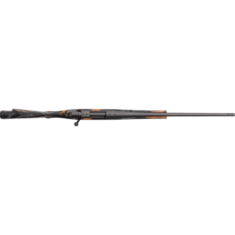 Weatherby Vanguard Compact Hunter Rifle 223 Rem 20 in Black Grey and Orange RH