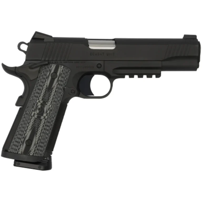 Colt 1911 CCU Rail Pistol 9mm 5 in. Matte Black DLC 9 rd.