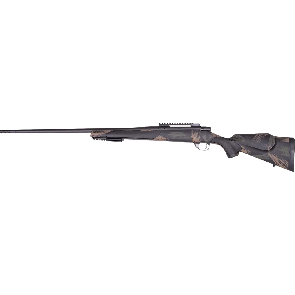 Weatherby Vanguard Black Hills Rifle 350 Legend 20 in. Black w/Green & Tan No Brake RH - Image 3