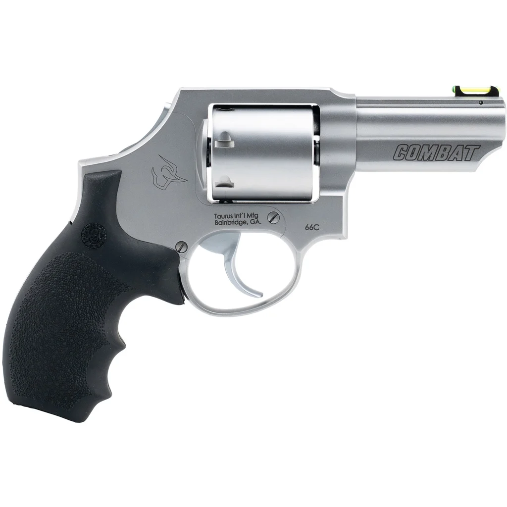 Taurus 66 Combat Revolver 357 Mag 3 in. Matte Stainless Optic Ready 6 rd