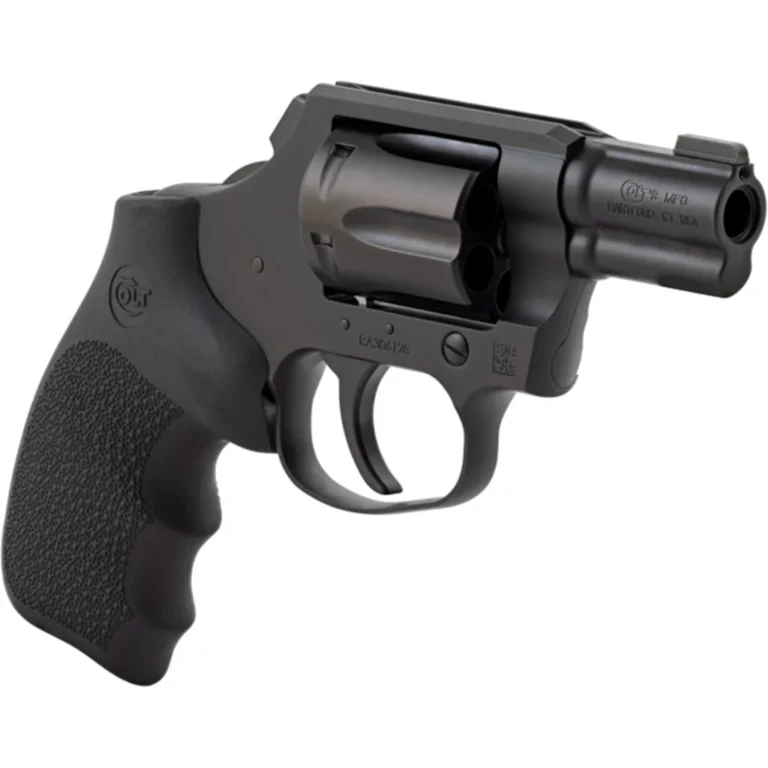 Colt Night Cobra Revolver 38 SPL 2 in. Black DLC w/Hogue Grip 6 rd.