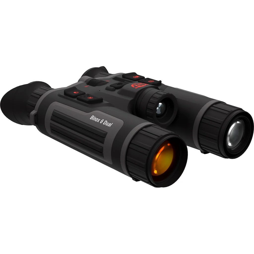 ATN Binox 6 Dual 256 LRF Thermal Binoculars 6-48x, 256X192 BLKw/Day,Night,Twilight 4K UHD &LRF - Image 2