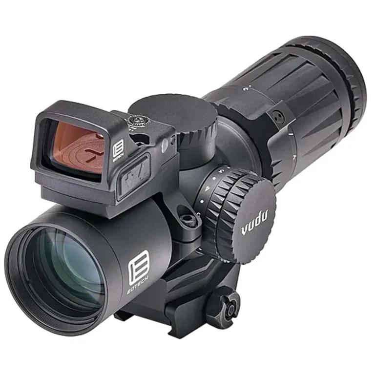 EOTech Vudu FFP Ultra Short Rifle Scope w/EFLX BLK 4-12X36mm MD5 MRAD Reticlew/Mount & EFLX Mount