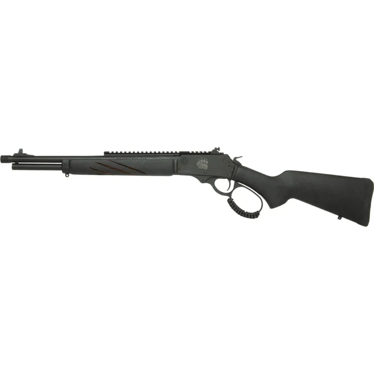 Rossi R95 Black Bear Edition Lever Action Rifle 30-30 Win. 16.5 in Triple Black w/Engraved Stk 5rd