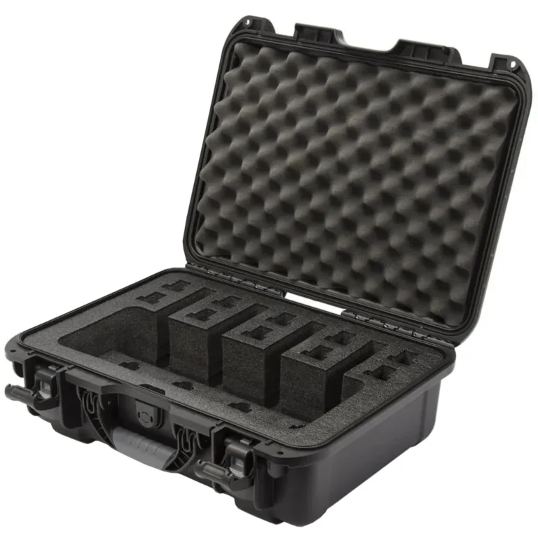 Nanuk Pistol Hard Case w/Foam Holds 4 pistols and up to 10 magazines