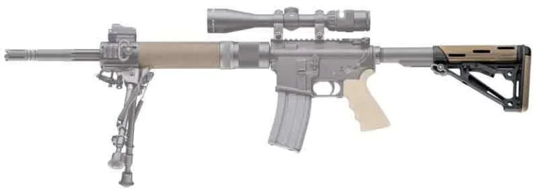 HOGUE AR-15 COLLAPSIBLE STOCK - FDE RUBBER COMMERCIAL