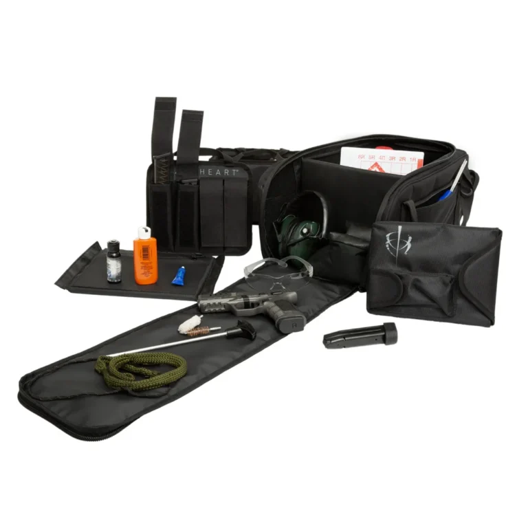 BlackHeart Impulse Range Bag with Ammo Carrier & Pistol Sleeve Black