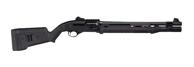 Langdon Tactical Tech LTT1301ZMBLK Beretta 1301  3" 7+1 18.50" Black Anodized Aluminum Receiver, Black Magpul Polymer Stock, Modified Magpul Zhukov Forend - Langdon Tactical