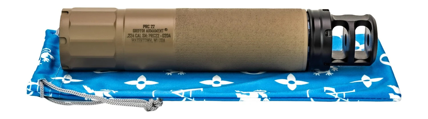 Griffin Armament GAPRC224FDEAM-W PRC 224 Cal Flat Dark Earth Aluminum/Stainless Steel - Griffin Armament