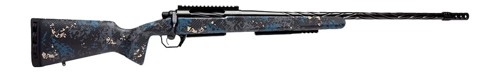Horizon Firearms HRF-VP2-300W-22R Vandal Prime 2 300 Win 22" Black Chrome Chevron Fluted Threaded Barrel, Black Chrome Steel Receiver w/Picatinny Rail, Arca Rail Forend, Cobalt Basin Iota BKH Carbon F - Horizon Firearms