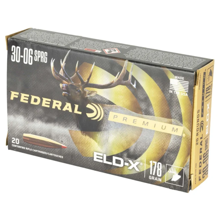 FEDERAL 30-06 SPRGFLD 178 GR ELD-X 20 RD/BX 10 BX/CS