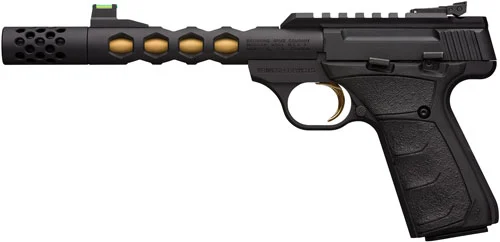 BROWNING BUCK MARK PLUS VISION - 22LR 5.9" AS SR BLACK/GOLD - Image 2