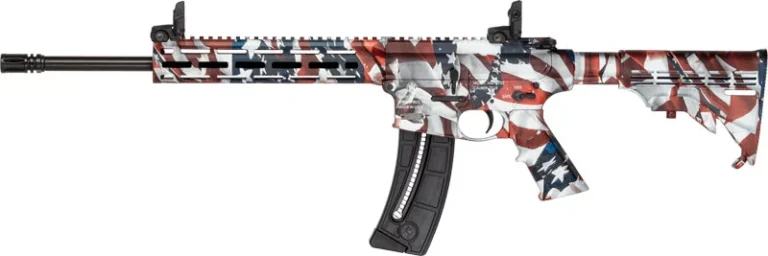 S&W M&P15-22 SPORT 22LR FLAG - 16.5" 25-SH 6-POS STOCK RWB