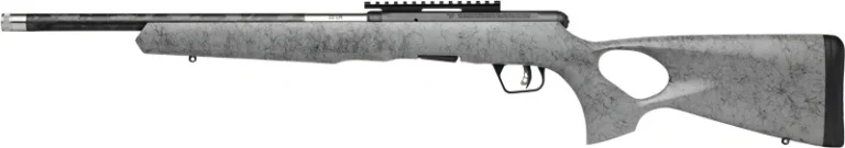 SAVAGE B22 22LR TIMBERLITE - THUMBHOLE 18" CF 10RD GRY WOOD