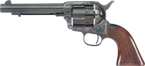 CIMARRON ARIZONA RANGER 357MAG - SA 5.50" BBL CHECKERED WALNUT