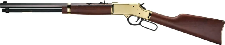 HENRY H6 BIG BOY BRASS 45LC - SIDE GATE 20" OCTAGON WALNUT