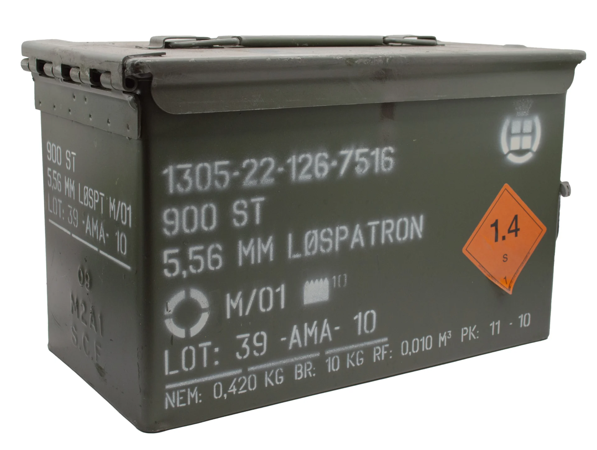 GO DENEX 5.56X45MM M200 BLANKS 1100 M2A1 CAN
