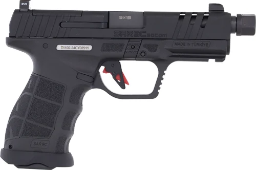 SAR USA SAR9 COMPACT SOCOM 9MM - 4.7" BBL 15/21 RD MAG BLACK