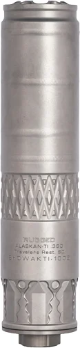 RUGGED SUPPRESSORS ALASKAN 360 - TITANIUM R.U.M BEAD BLASTED