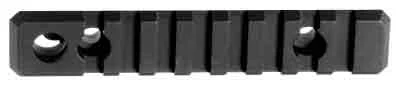 TROY RAIL SECTION 4.2" BLACK - QUICK-ATTACH W/QD SWIVEL HOLE