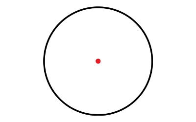TRUGLO OPEN RED DOT DUAL COLOR BLACK - Image 3