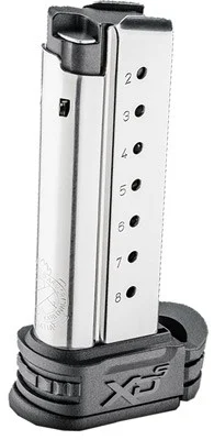 SPRINGFIELD MAGAZINE XDS 9MM - LUGER 8RD W/BLK SLEEVES 1&2
