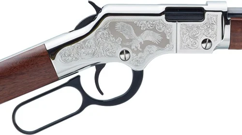 HENRY H4 SILVER EAGLE 2ND ED. - 22S/L/LR 20" OCTAGON ENGRAVED - Image 3