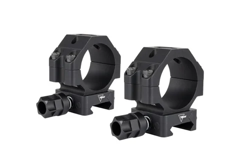 SCOPE RINGS W/ Q-LOC - BLACK, LOW, FITS 35MM TUBES, 1"H