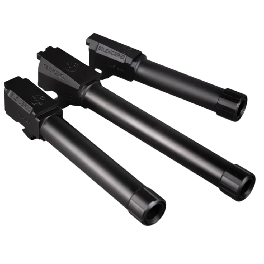 SilencerCo Threaded Barrel for Glock 34 Gen 1-4 9mm Luger 1/2x28 5.8" Black