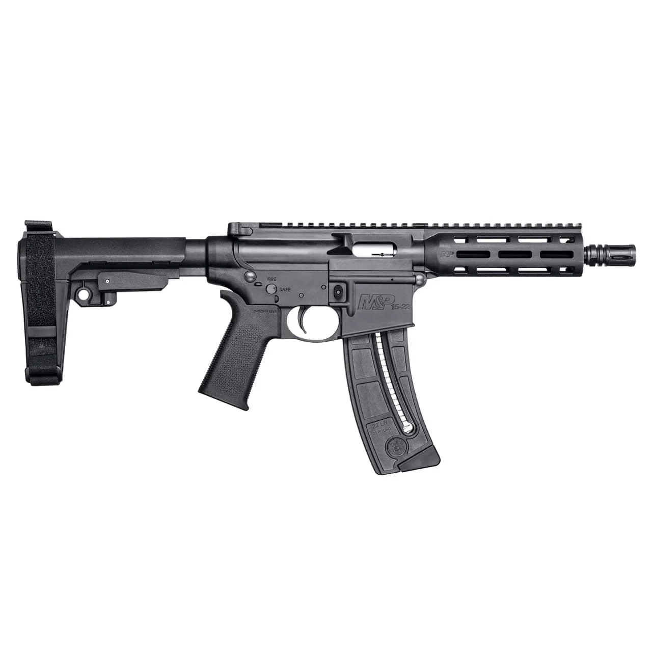 S&W M&P 15-22 Sport Pistol .22 LR 25rd Magazine 8" Barrel M-LOK Handguard