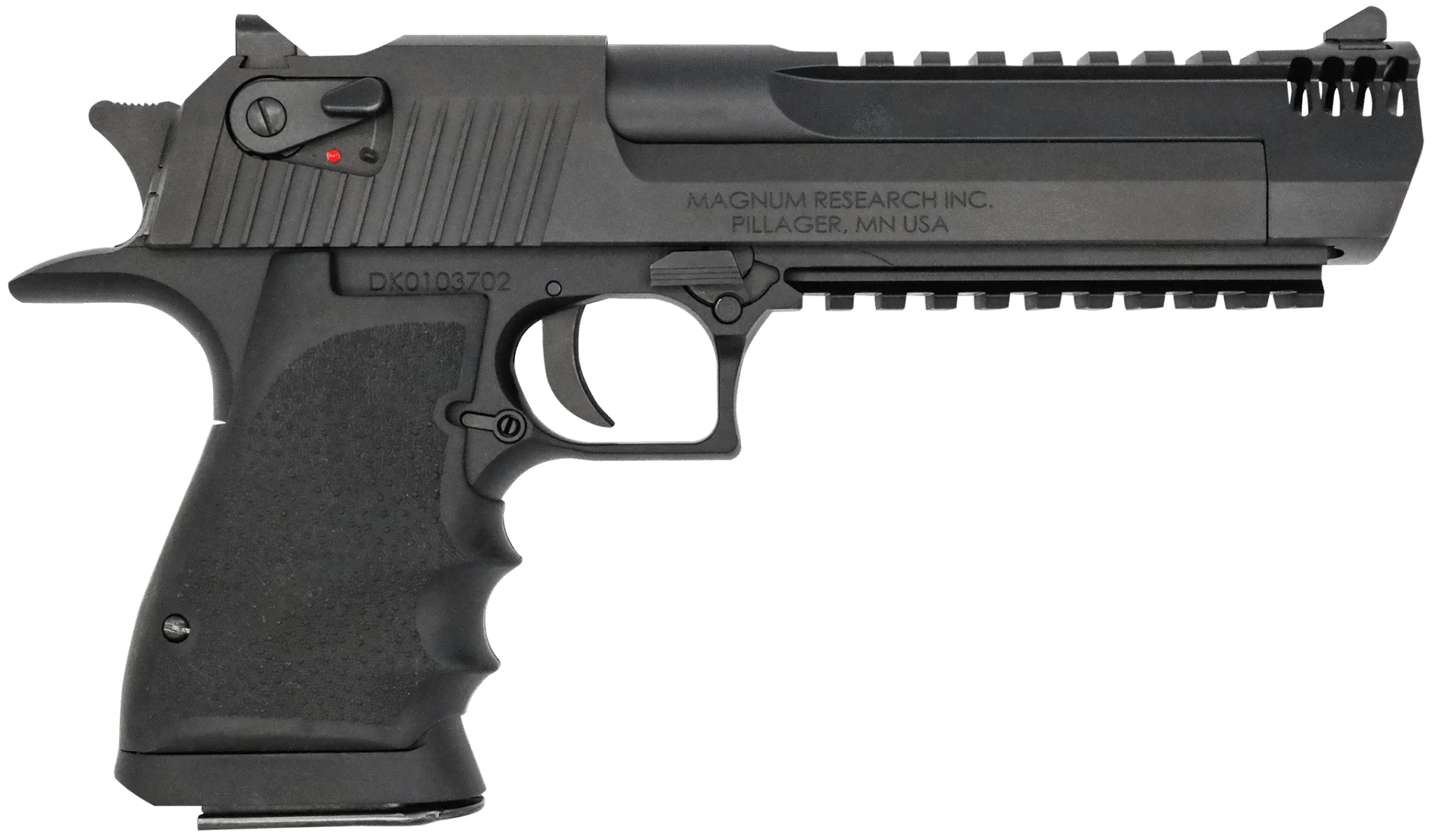 MAGN RSRCH DE 429 MARK XIX 6"BLK ALUM FRM & BLK SLD